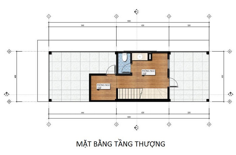 Mặt bằng tầng thượng