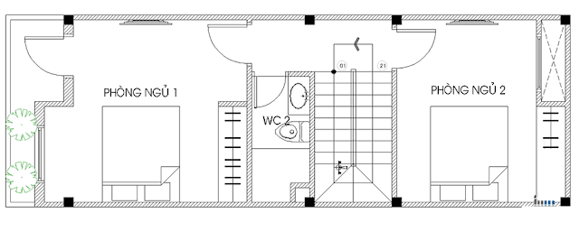 Giải pháp thiết kế tầng 2