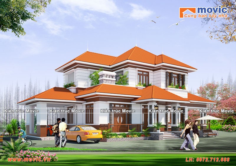 nhà vườn 2 tầng 200m2 ở nông thôn