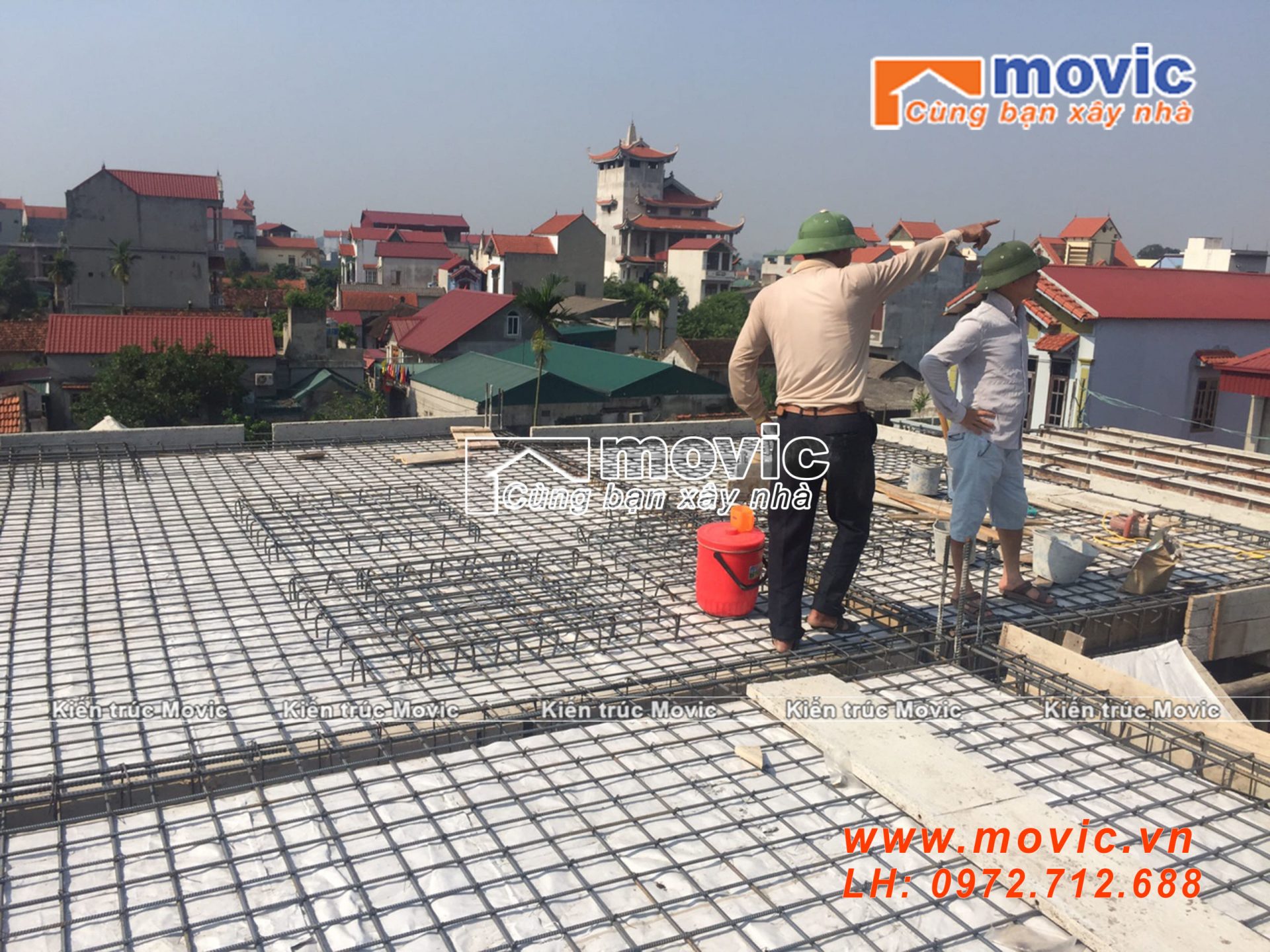 Mẫu nhà 2 tầng mái vát hiện đại, giá rẻ, đẹp mộng mơ