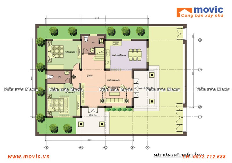 Biệt thự 2 tầng cổ điển châu âu đẹp