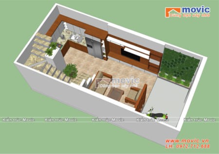 nha ong 4 tang dien tich 60m2