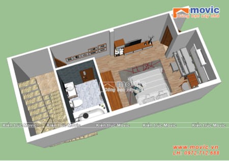 nha ong 4 tang dien tich 60m2