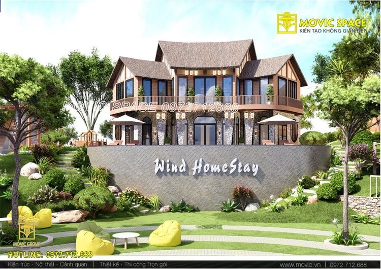 thiet ke homestay tai dong van